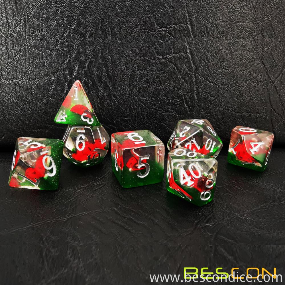 Novelty Ladybug Polyhedral Game Dice Set 2 Novelty Ladybug Polyhedral Game Dice Set 2